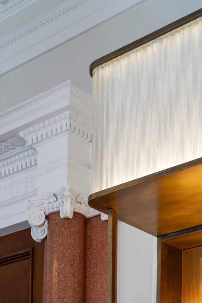 Heritage cornice detail at 78 St James's Street